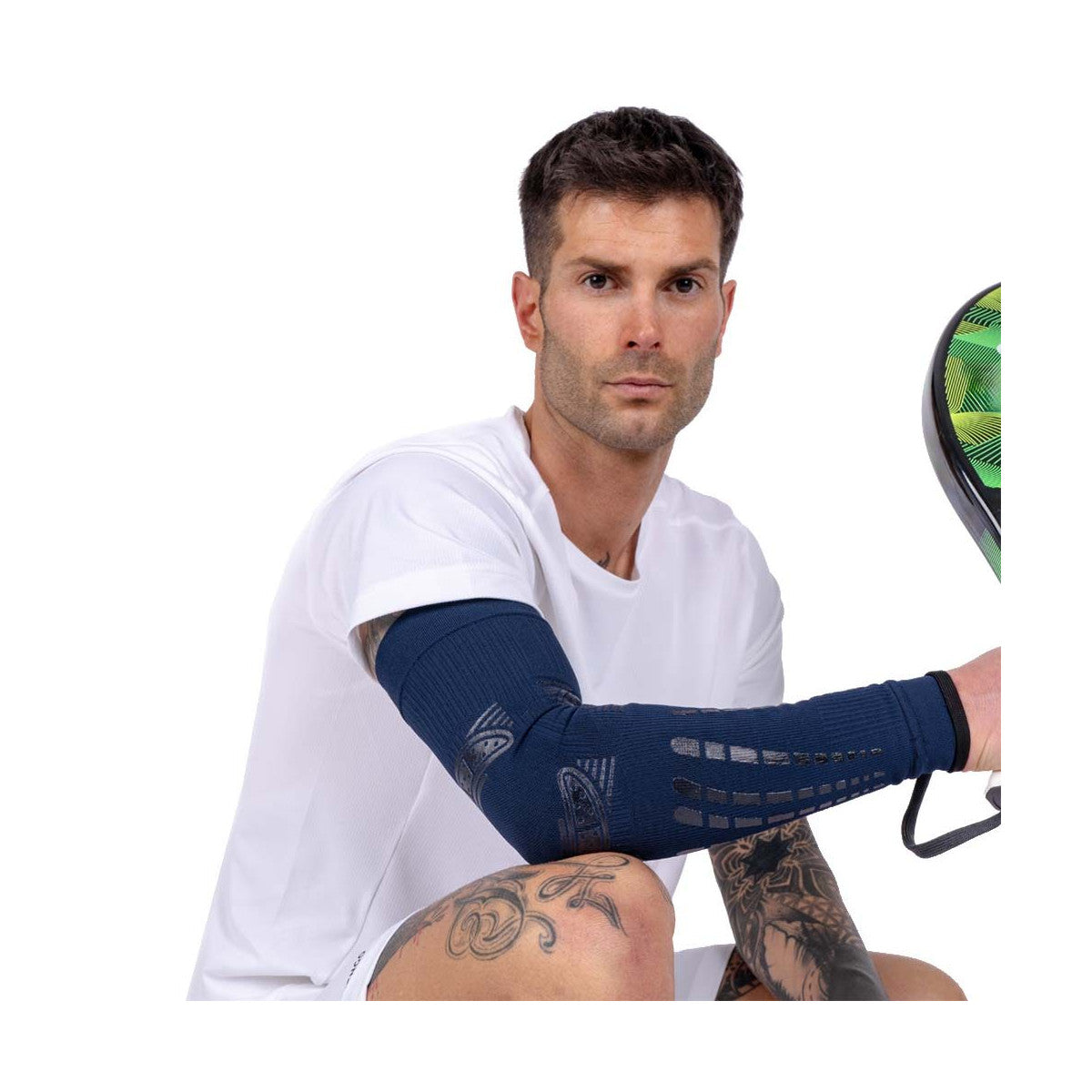 Floky NO-STRAIN Evolution Compression Sleeve Navy Blue – 3