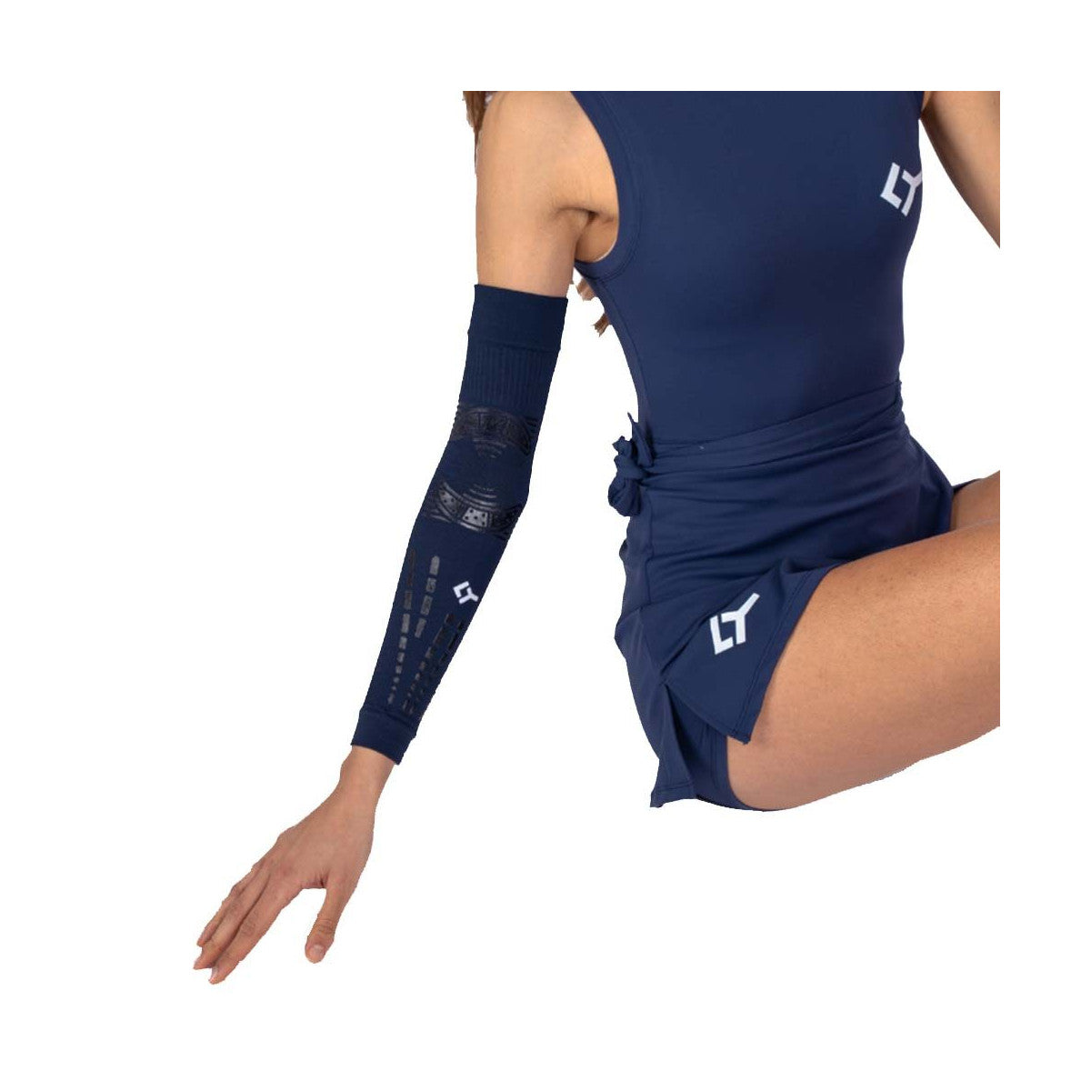 Floky NO-STRAIN Evolution Compression Sleeve Navy Blue – 6