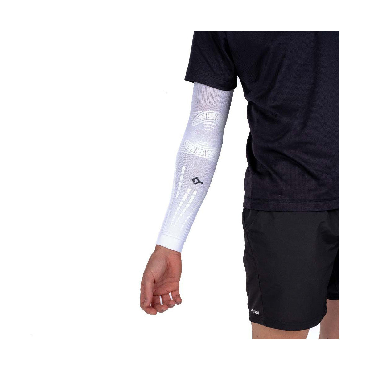 Floky NO-STRAIN Evolution Compression Sleeve White – 2