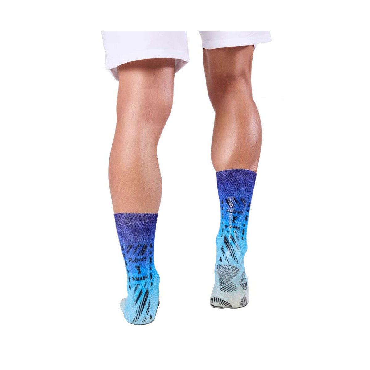 Floky S-MASH 3D FANTASY Bali Blue Compression Socks – 5