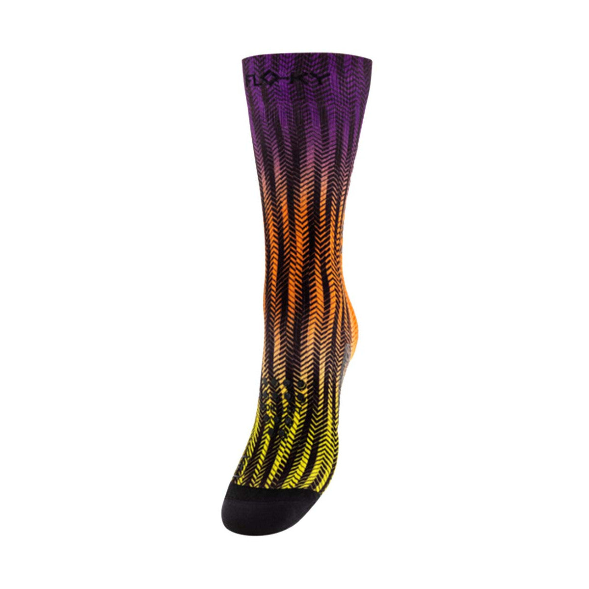 Floky S-MASH 3D FANTASY Delhi Purple / Yellow Compression Socks