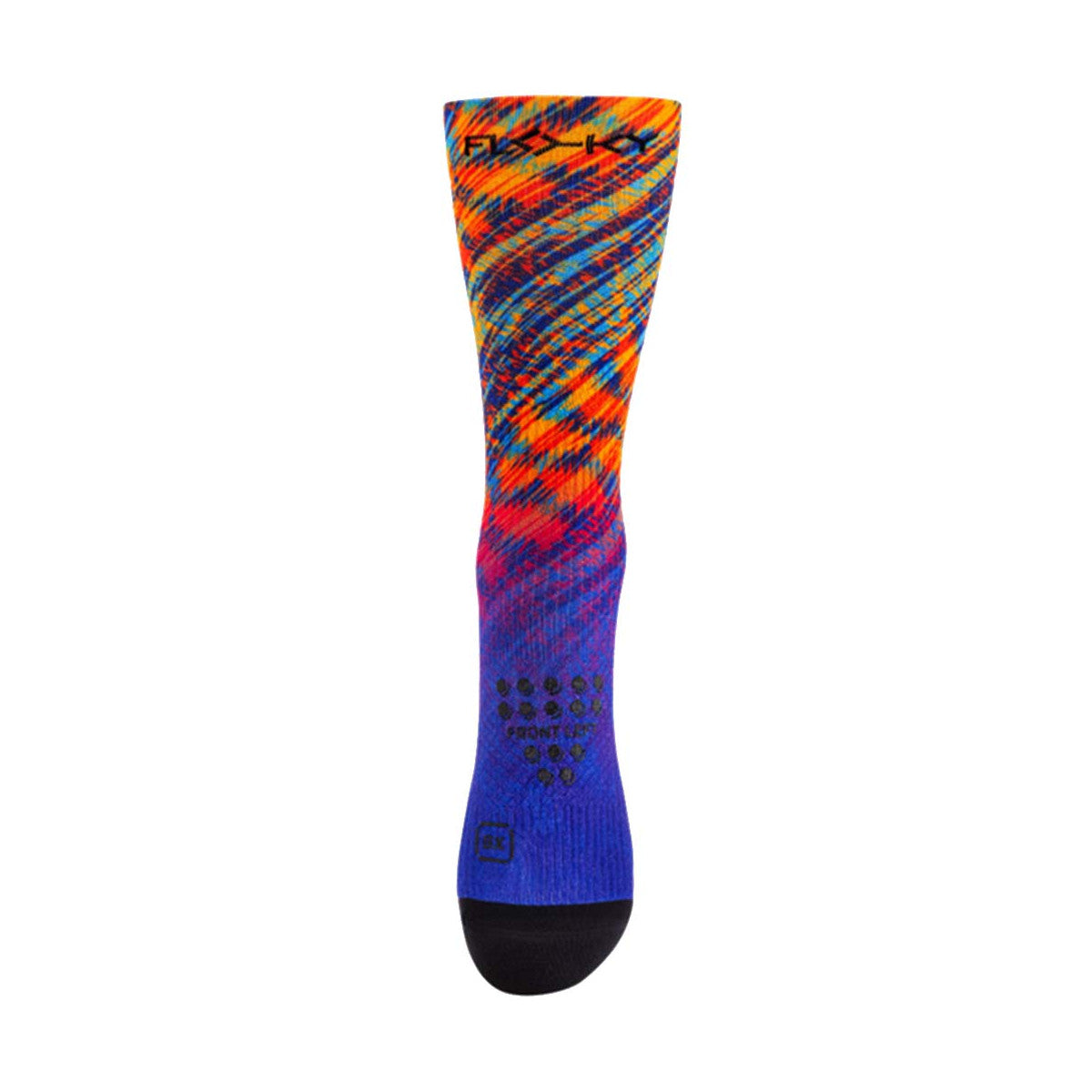 Floky S-MASH 3D FANTASY Rio Blue / Orange Compression Socks – 3