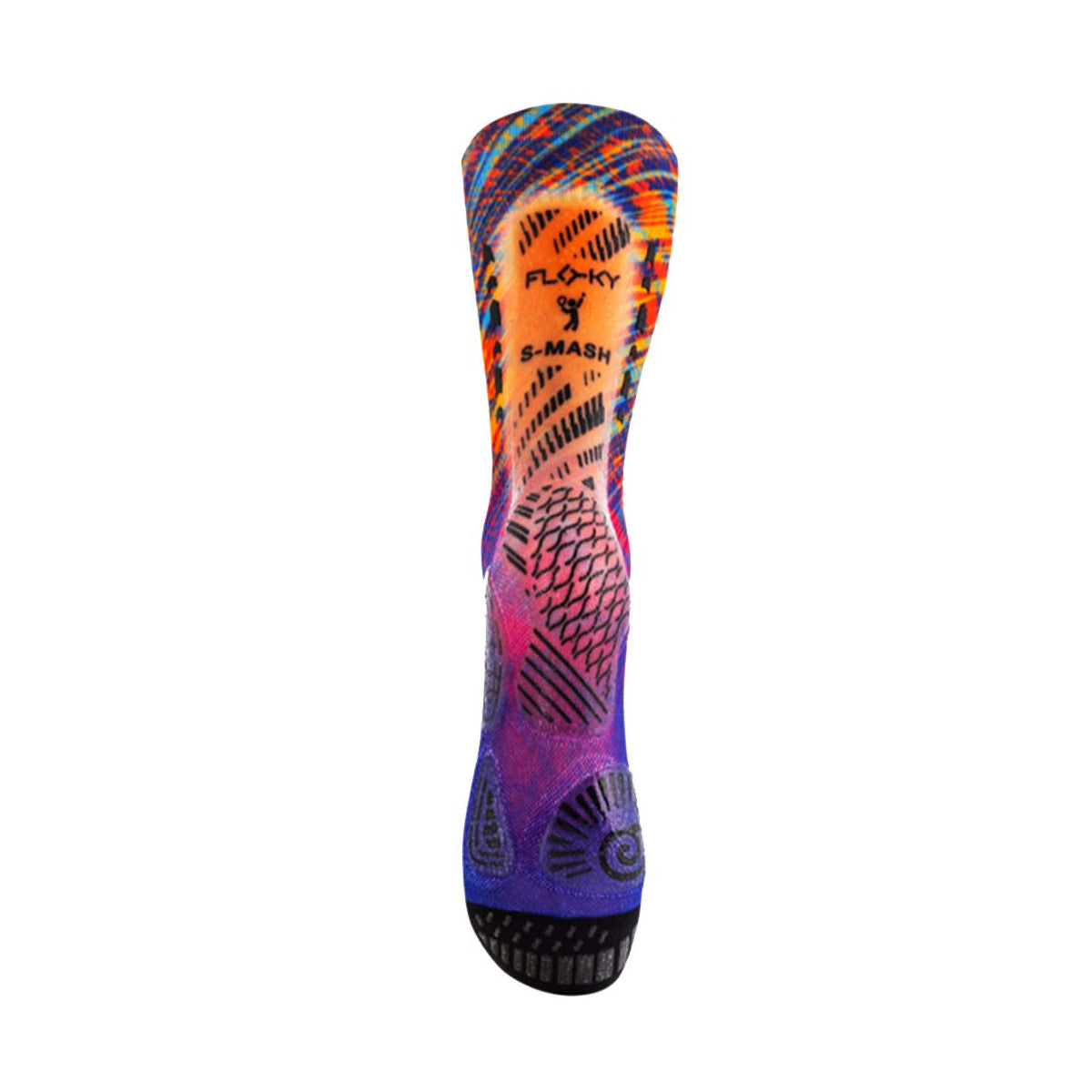 Floky S-MASH 3D FANTASY Rio Blue / Orange Compression Socks – 2