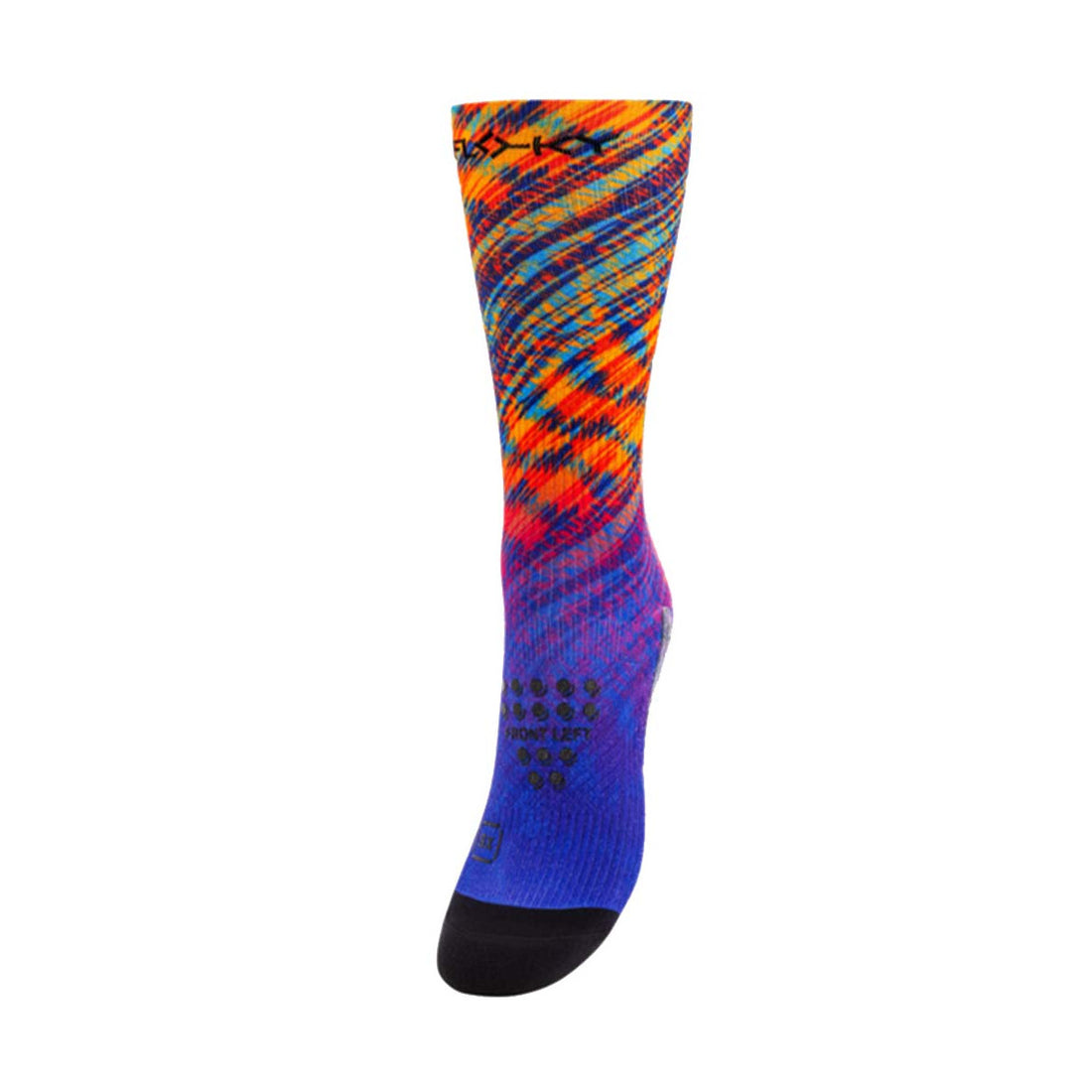 Floky S-MASH 3D FANTASY Rio Blue / Orange Compression Socks