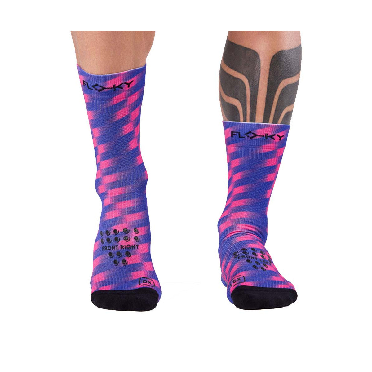 Floky S-MASH 3D FANTASY Tokyo Blue / Pink Compression Socks – 5
