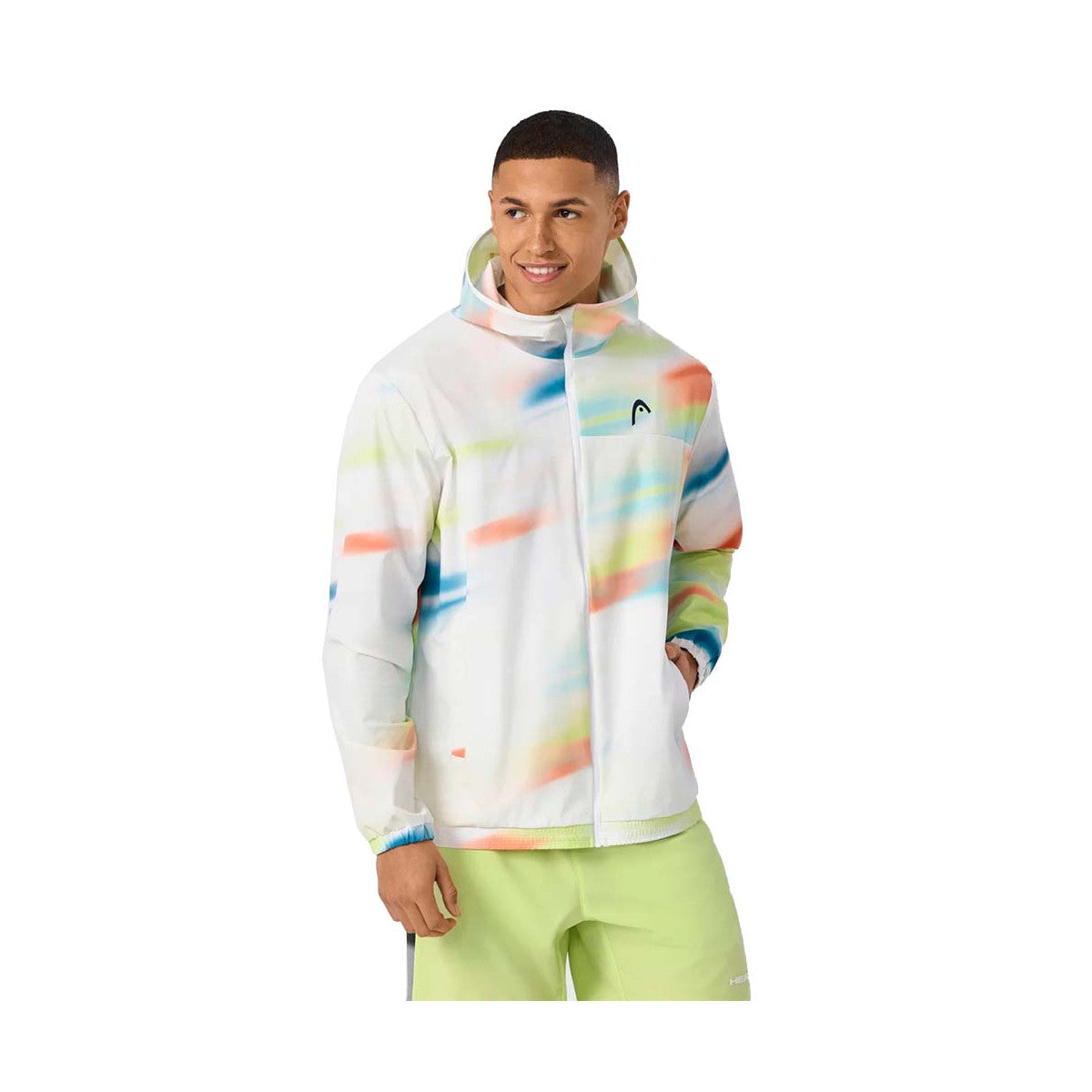 HEAD Blur Zip Jacket White / Multicolour – 3