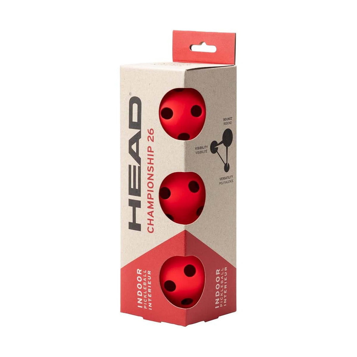HEAD Championship 26 Pickleball Balls x3