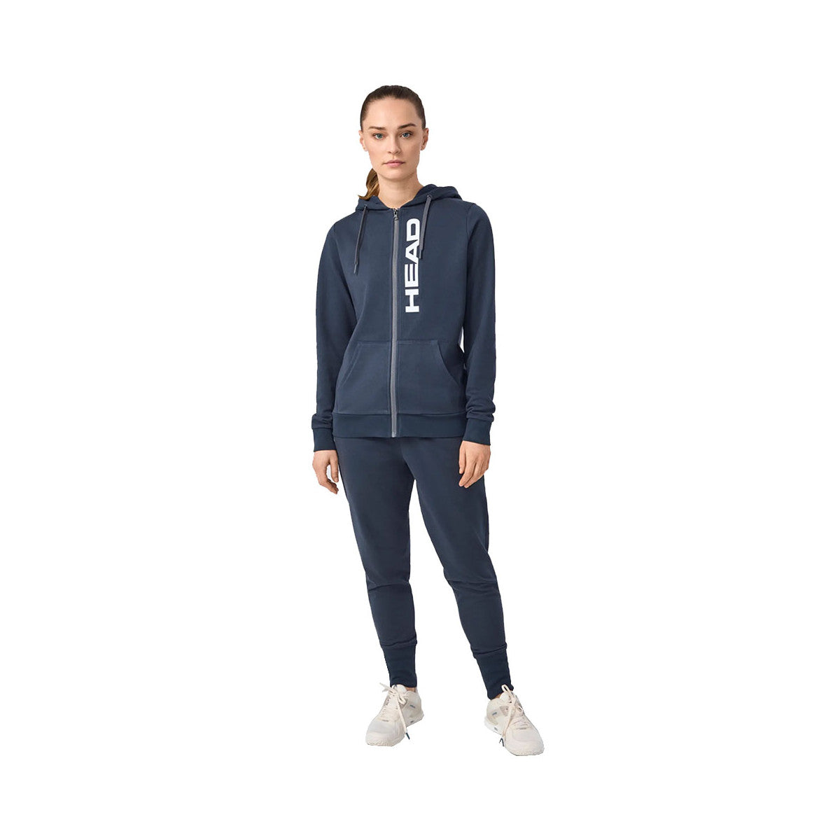 HEAD Club Original FZ Women's Hooded Jacket Navy Blue – 5