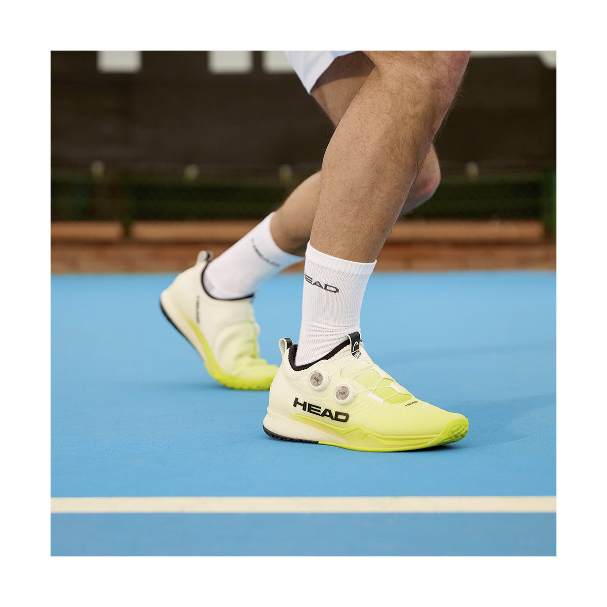 HEAD Endure Pro BOA White / Yellow Shoes – 7