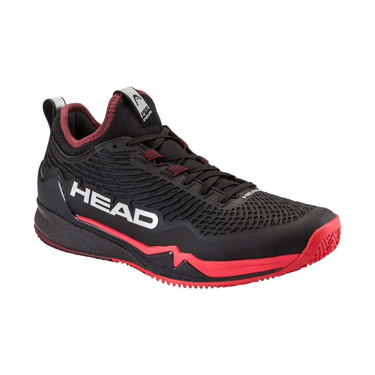 HEAD Endure Pro Clay Tennis Shoes Black / Red