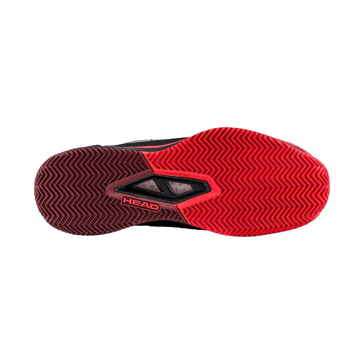 HEAD Endure Pro Clay Tennis Shoes Black / Red – 4
