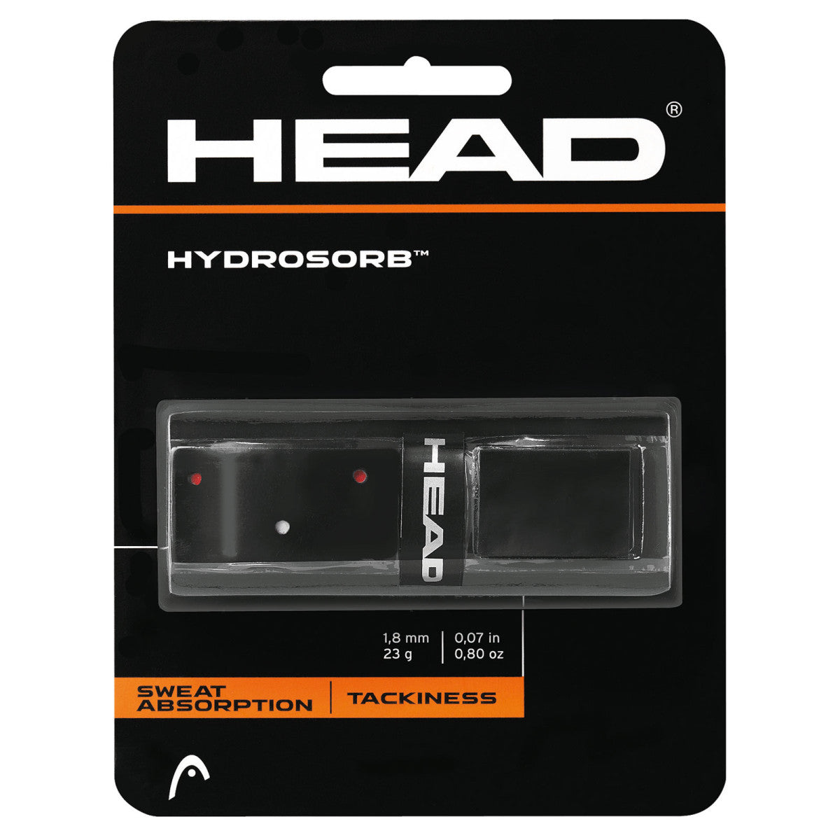 HEAD Hydrosorb Black Grip
