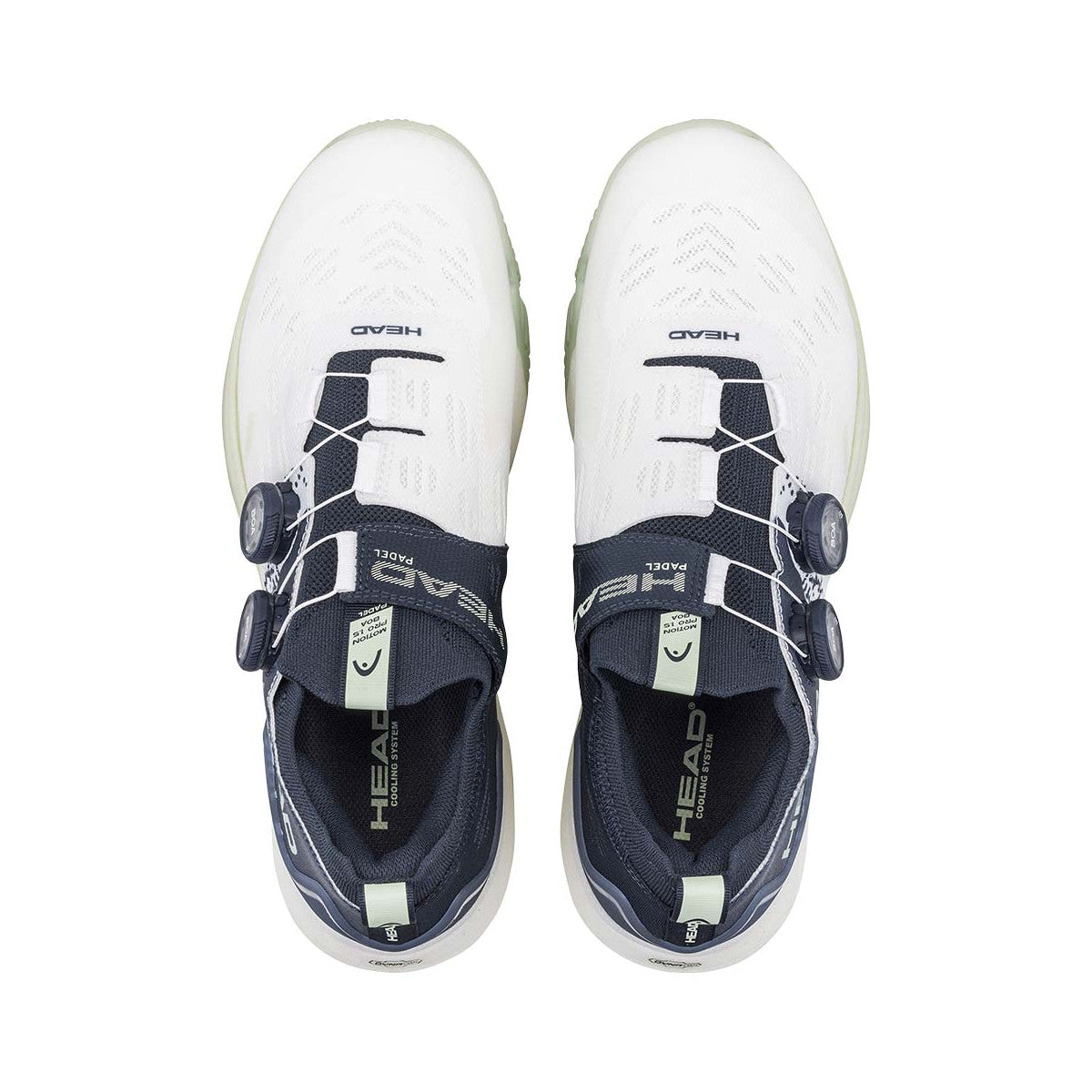 HEAD Motion Pro 1.5 BOA Padel White / Navy Blue shoes – 6