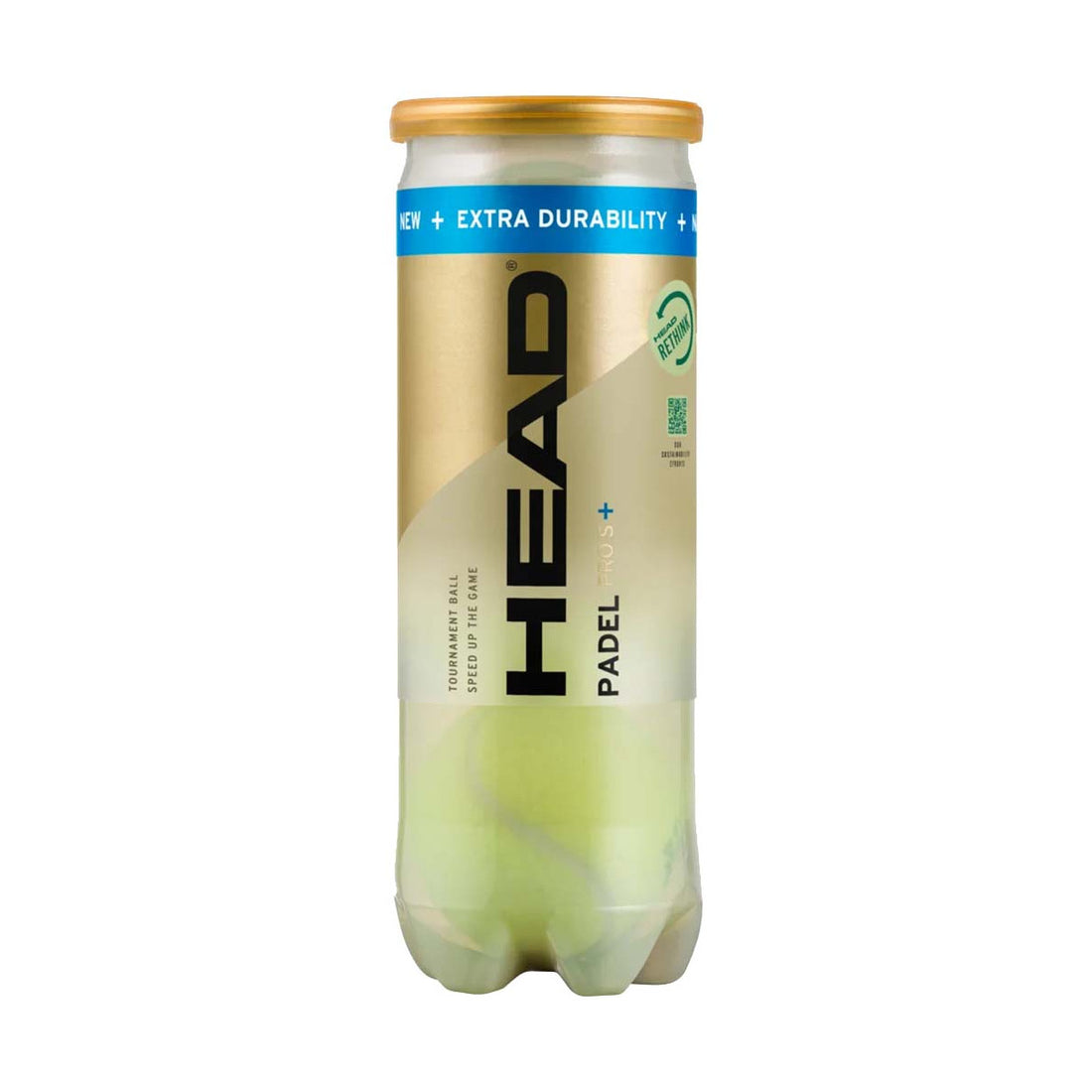 HEAD Padel Pro S+ 3 balls can