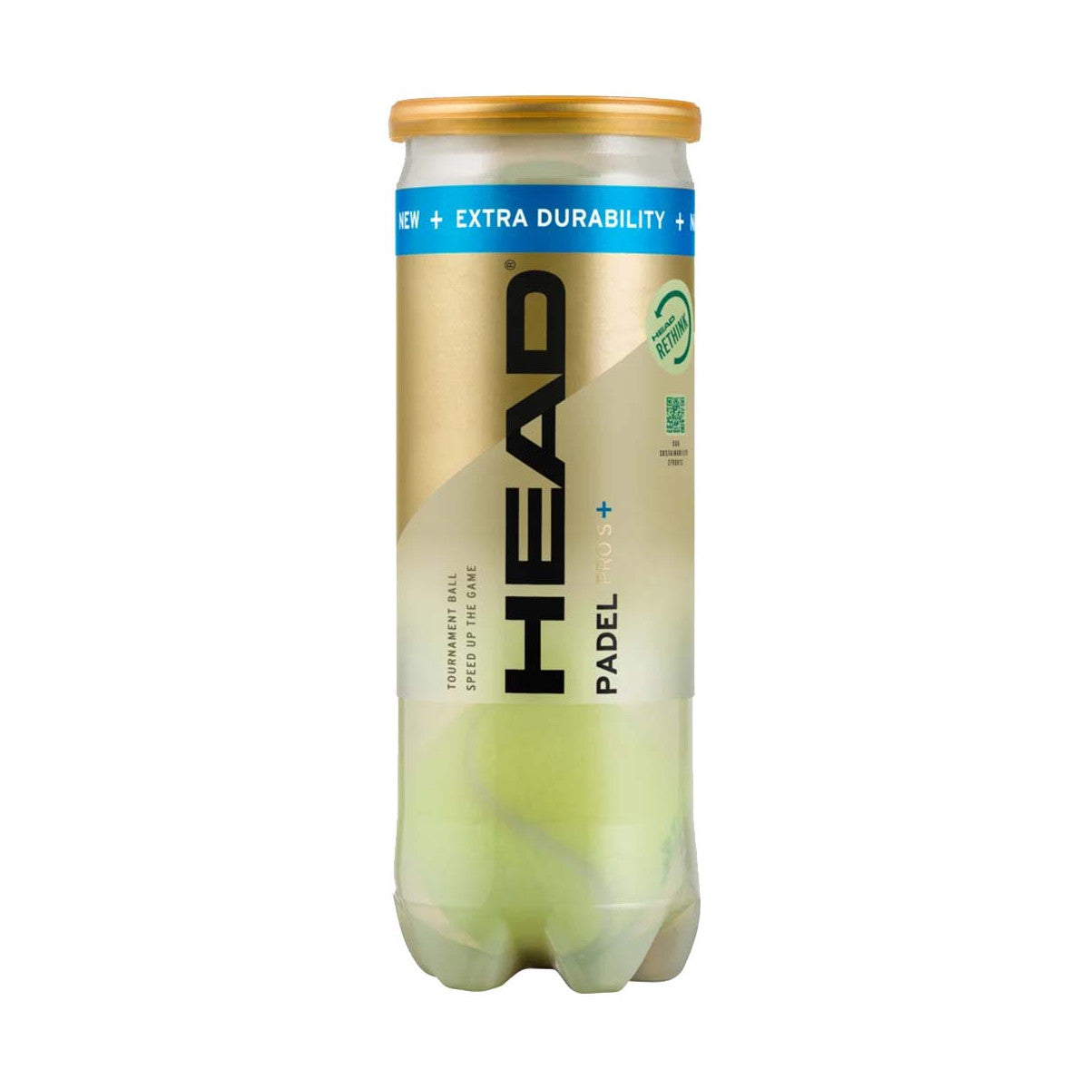 HEAD Padel Pro S+ 3 balls can