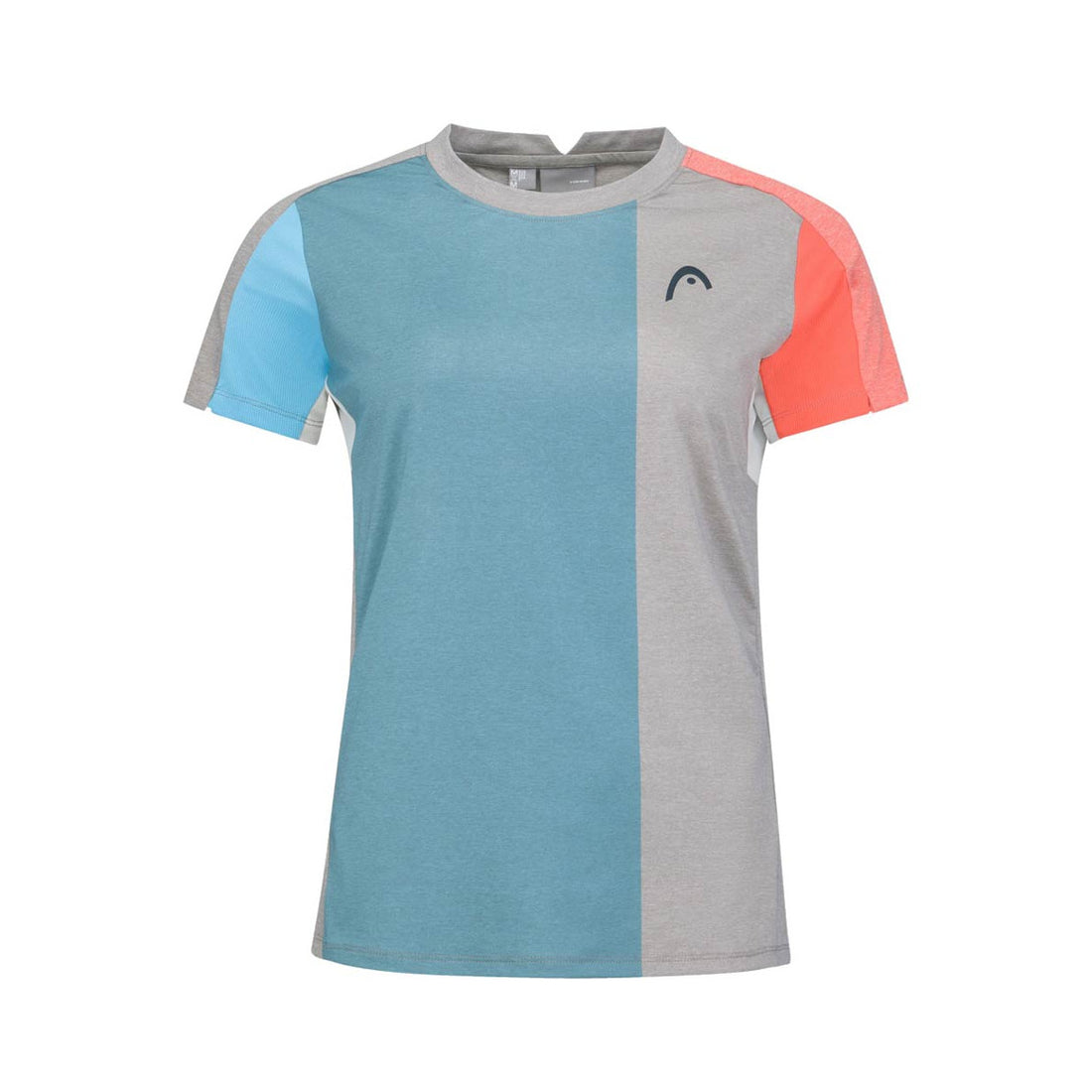 HEAD Padel Tech Woman Grey / Blue T-Shirt