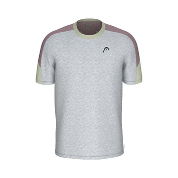 HEAD Play Tech 26 Grey Mélange T-Shirt