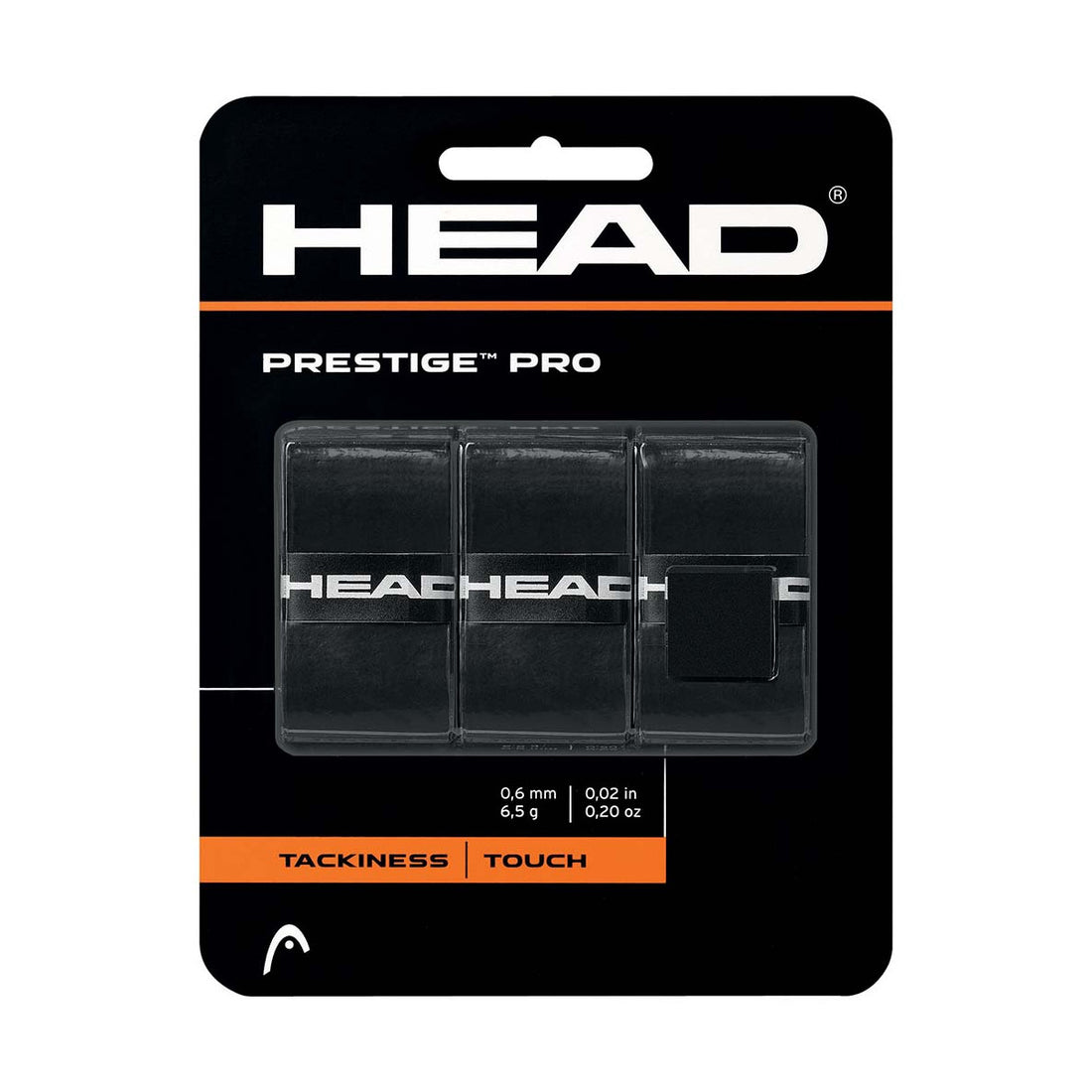 HEAD Prestige Pro Black x 3 Overgrips