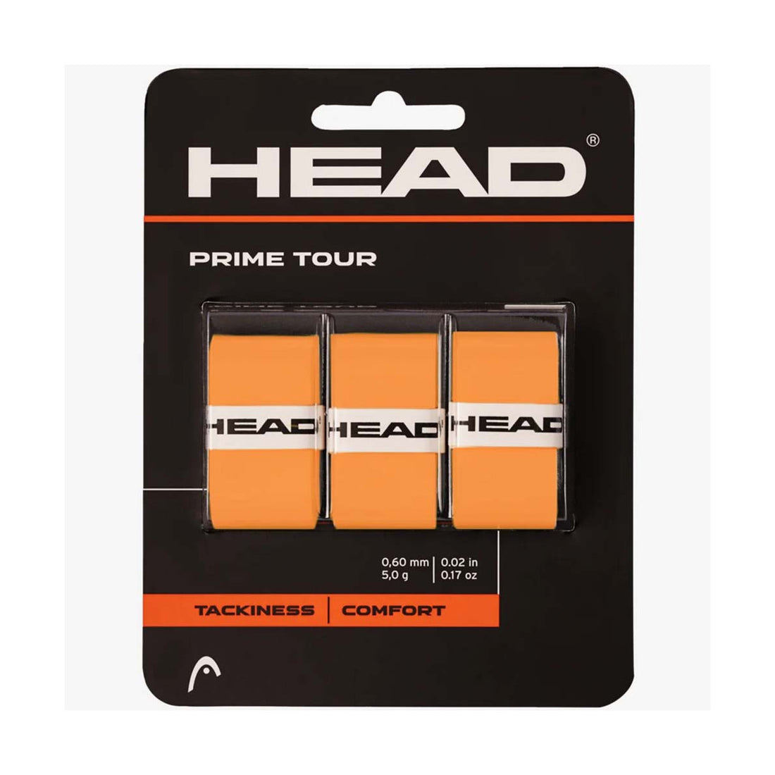HEAD Prime Tour Orange x 3 Overgrips