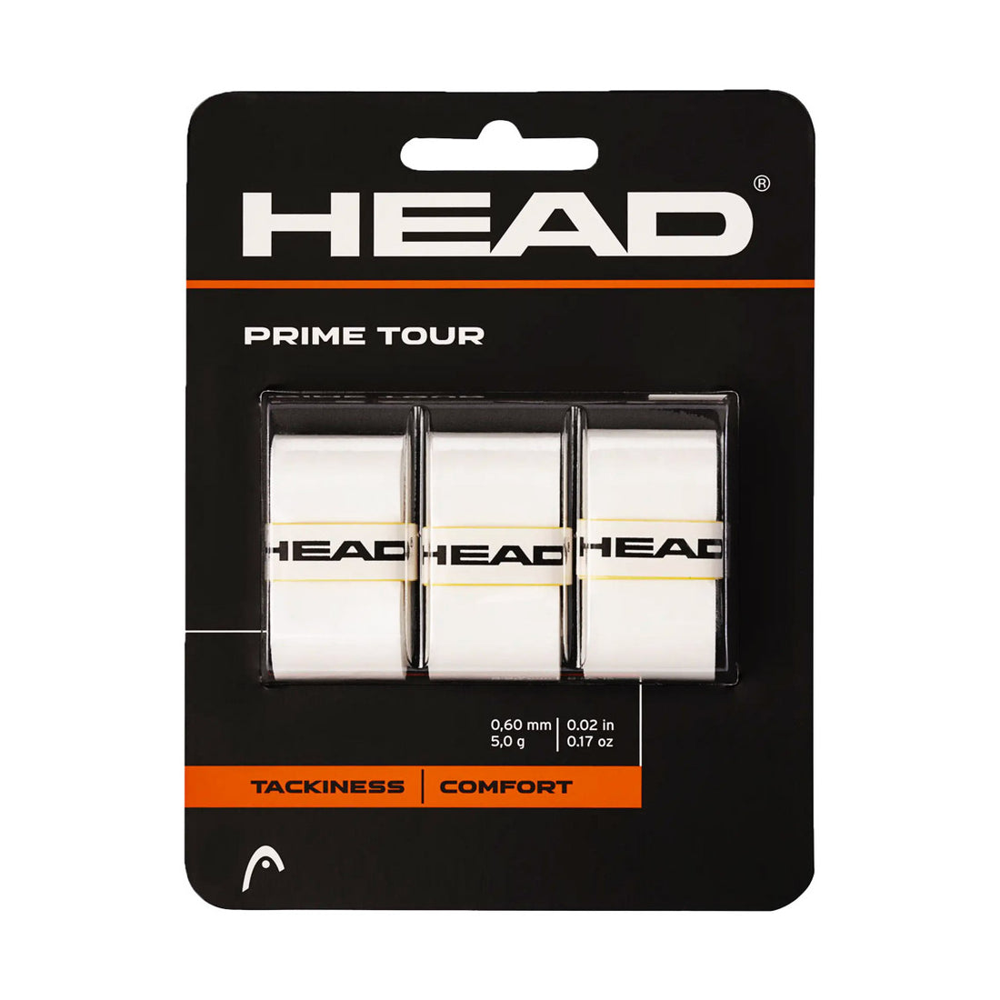HEAD Prime Tour White x 3 Overgrips