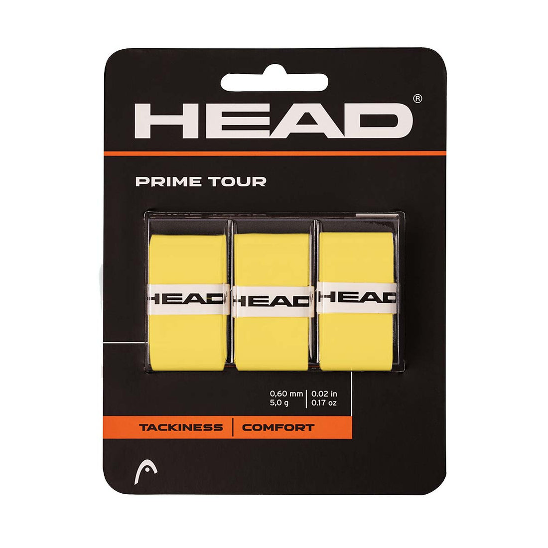 HEAD Prime Tour Yellow x 3 overgrips