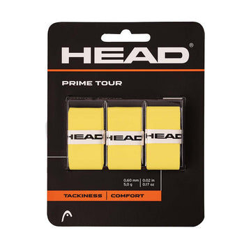 HEAD Prime Tour Yellow x 3 overgrips