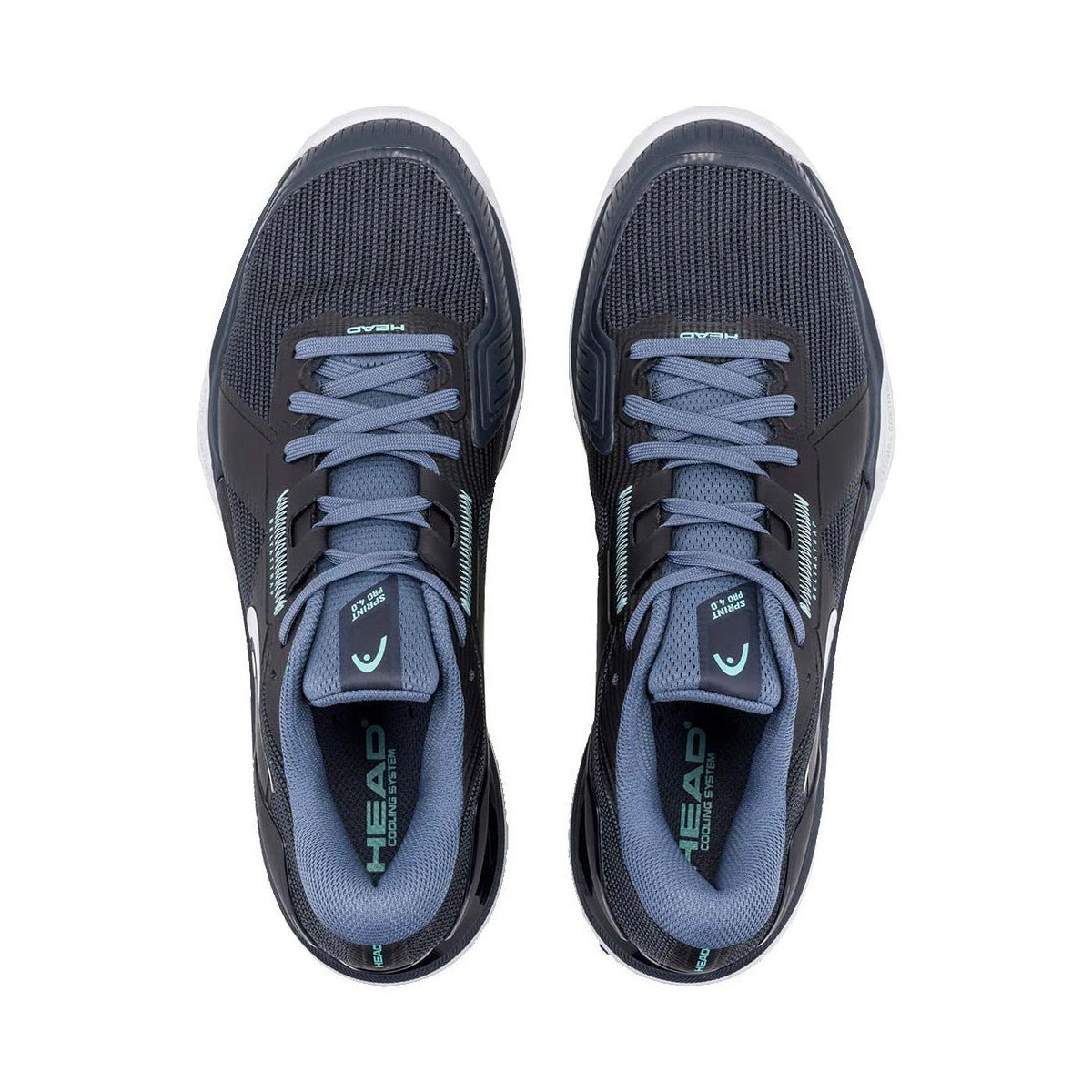 HEAD Sprint Pro 4.0 Tennis Shoes - Black / Blue – 4