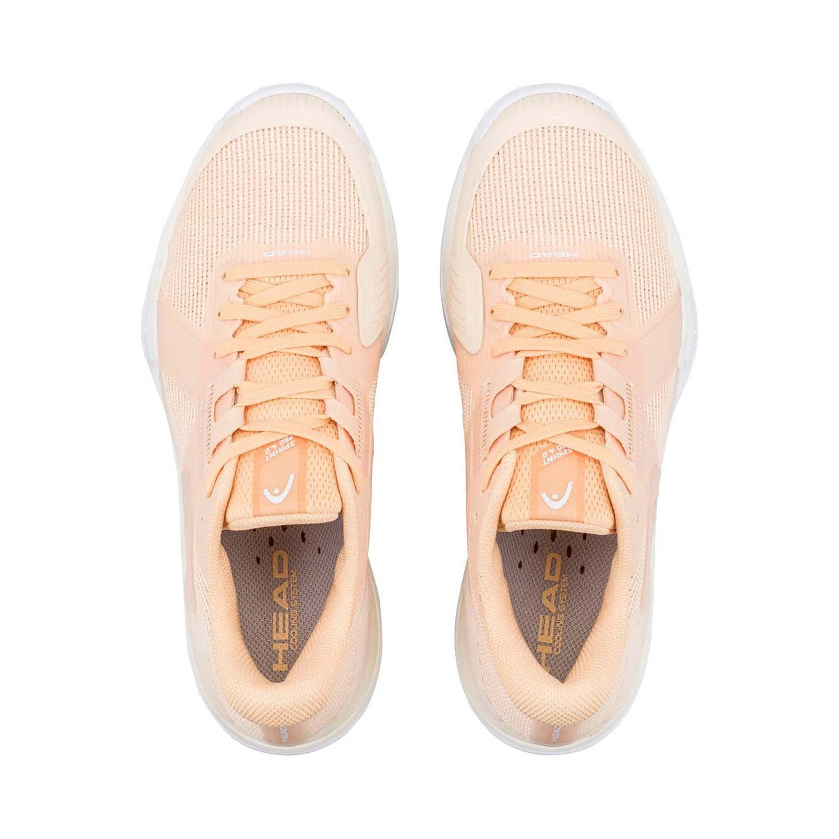 HEAD Sprint Pro 4.0 Women's Tennis Shoes Peach / White – 4