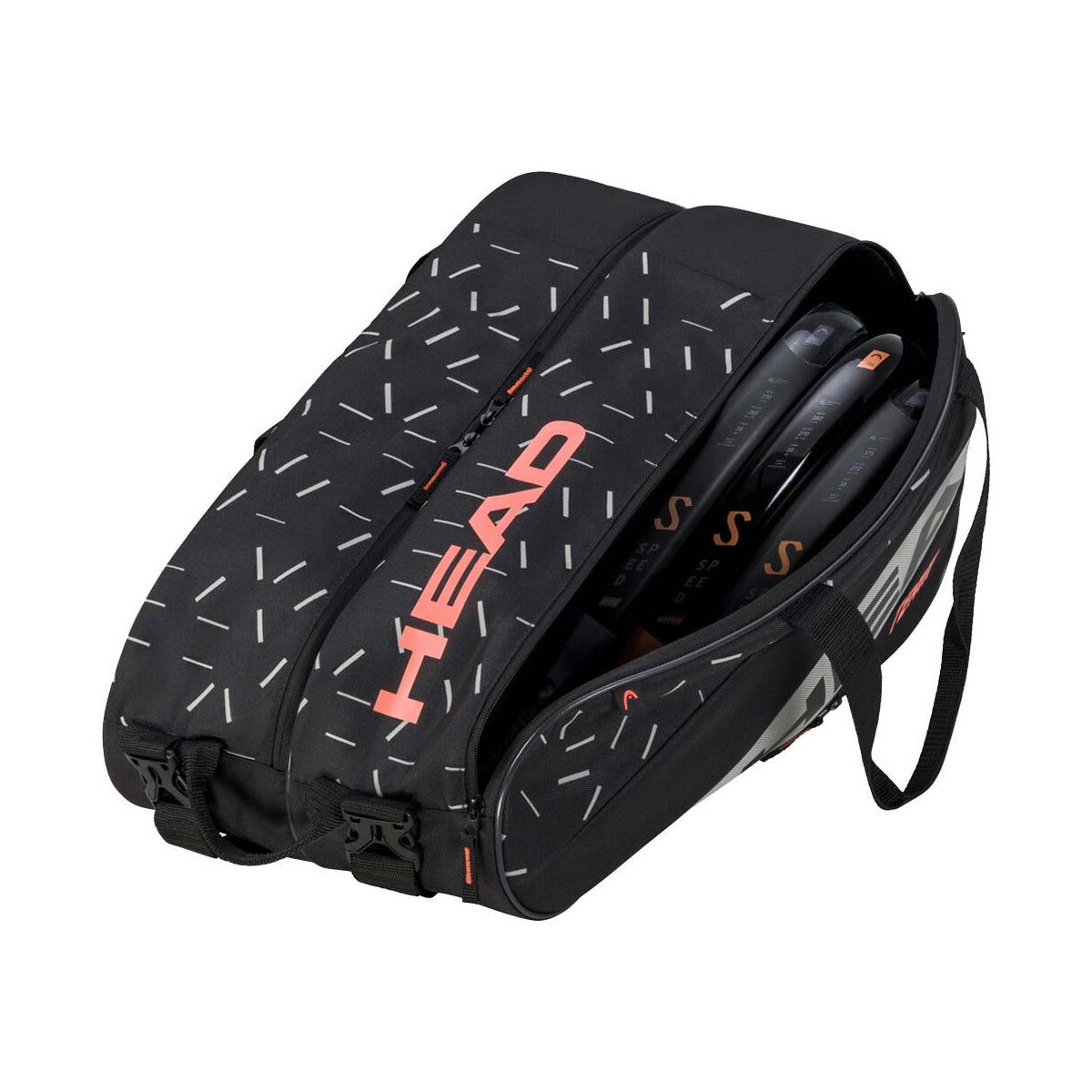 HEAD Team Padel L Black bag – 2