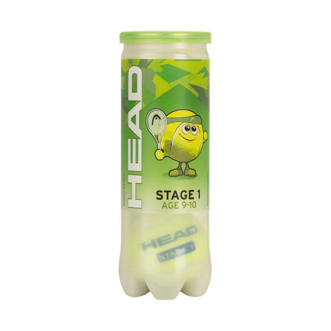 HEAD TIP Green 3 Balls Can