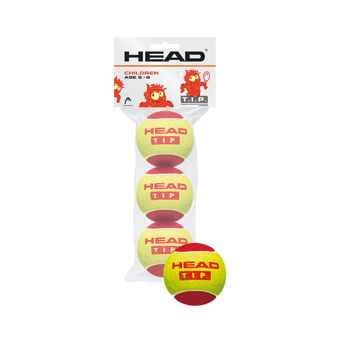 HEAD TIP Red 3 Balls Pack
