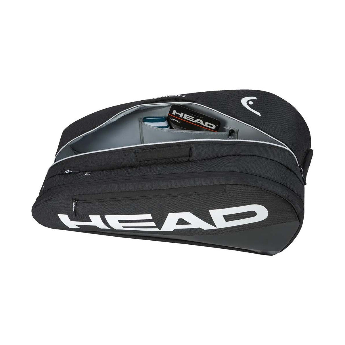 HEAD Tour L 9R Black Tennis Bag – 6