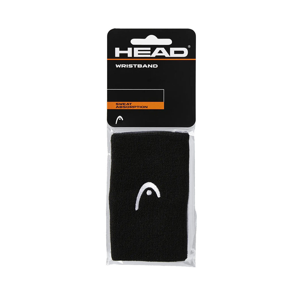 HEAD Wide Wristbands x2 Black
