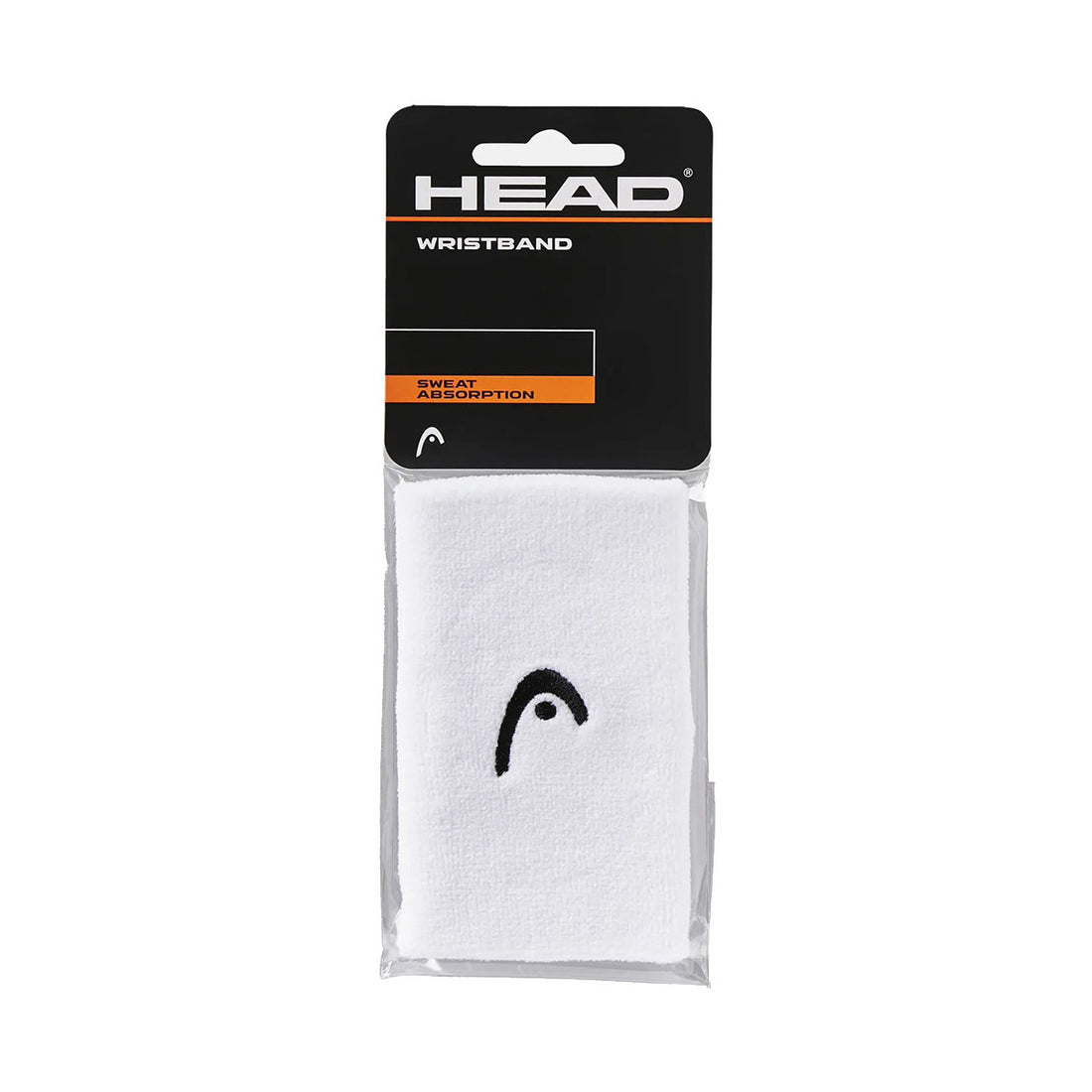 HEAD Wide Wristbands x2 White