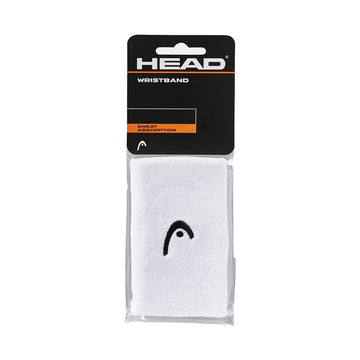 HEAD Wide Wristbands x2 White