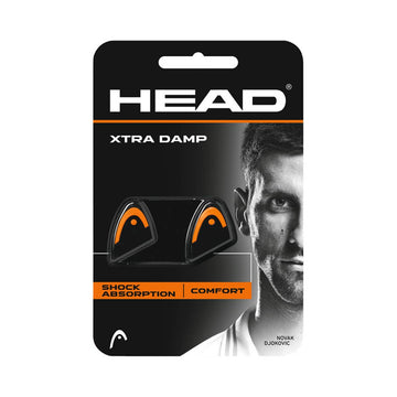 HEAD Xtra Damp Black / Orange Dampeners x 2