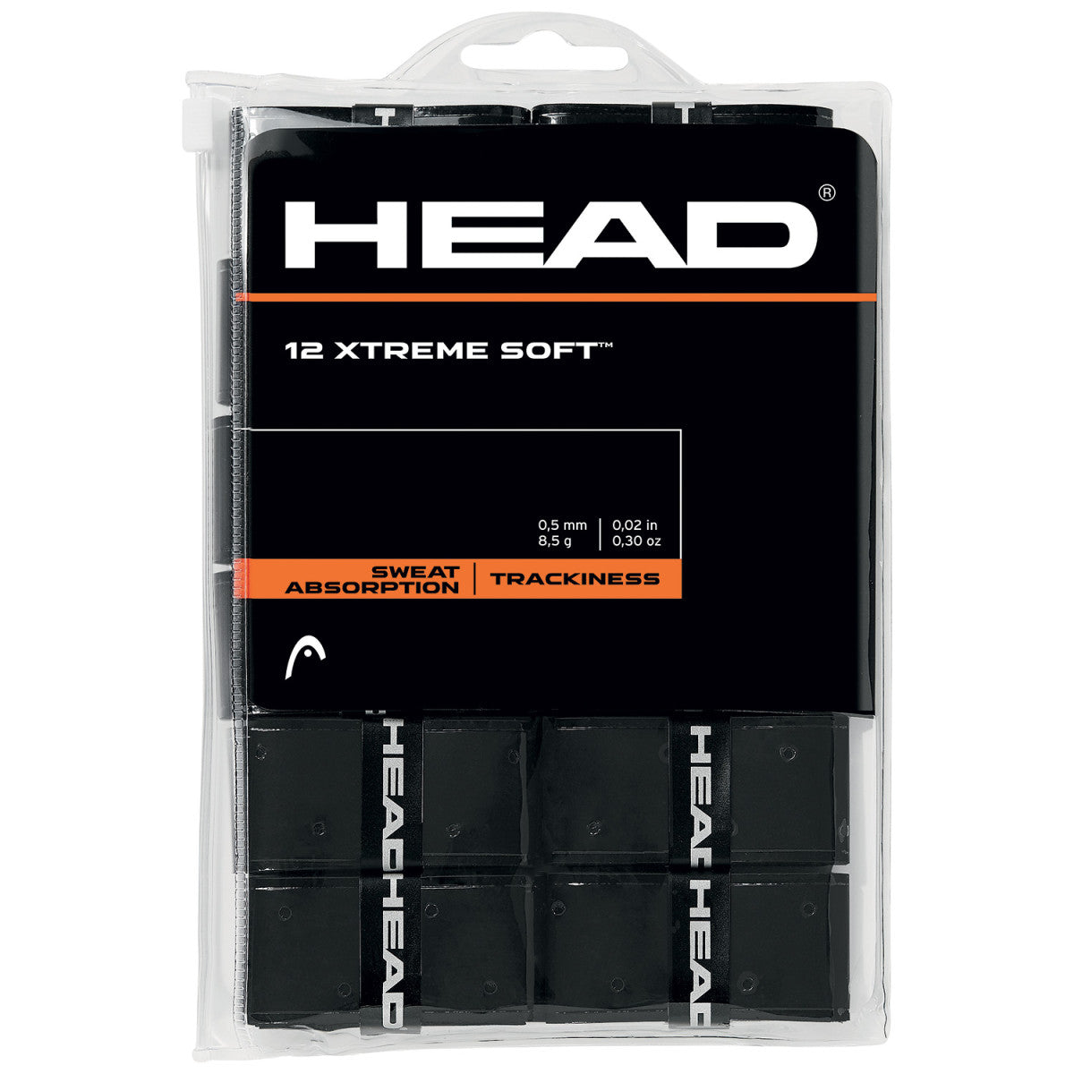 HEAD Xtreme Soft Black x 12 Overgrips