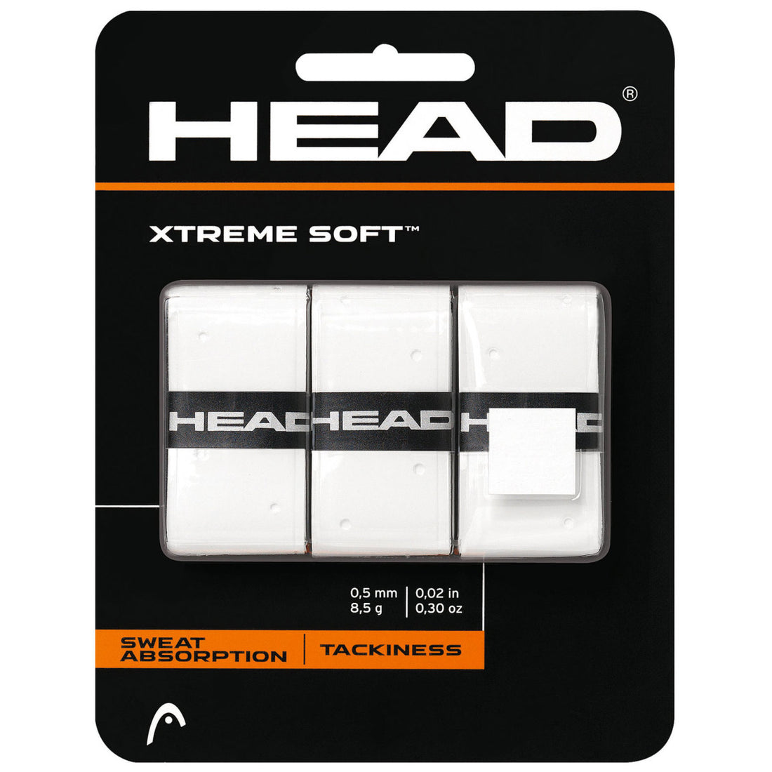 HEAD Xtreme Soft White x 3 Overgrips