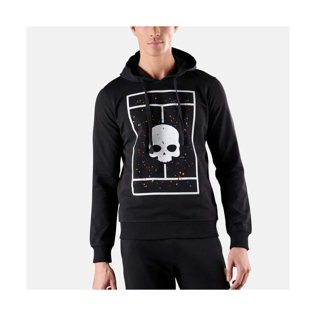Hydrogen Court Black Spark Hoodie