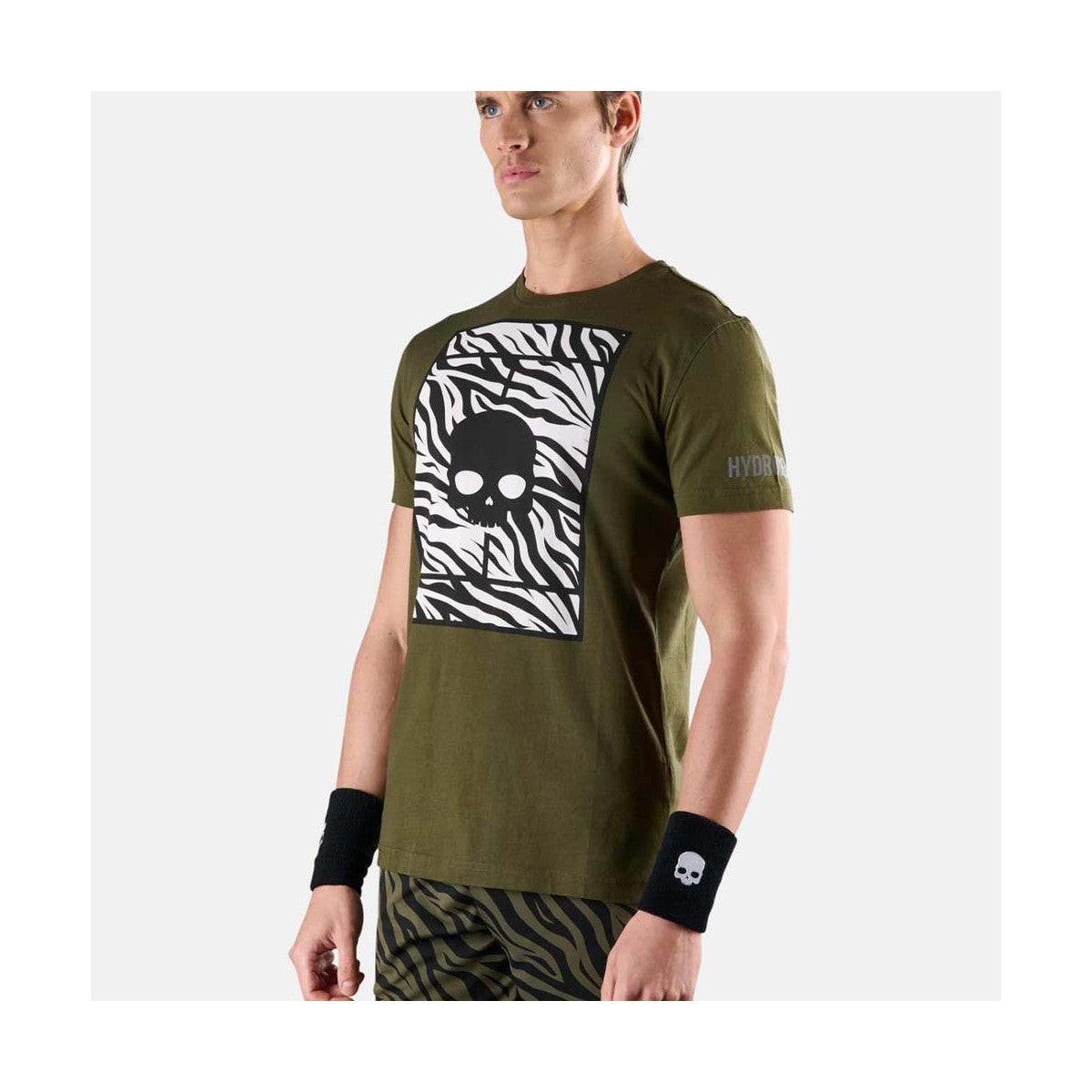 Hydrogen Tennis Court Green / White T-shirt – 2
