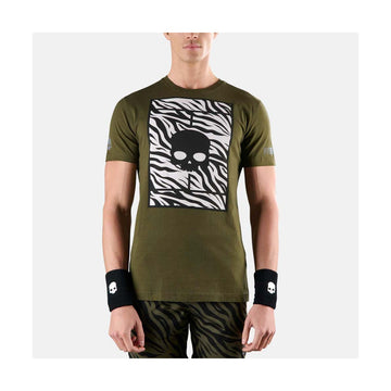Hydrogen Tennis Court Green / White T-shirt