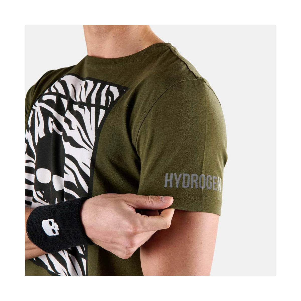 Hydrogen Tennis Court Green / White T-shirt – 4