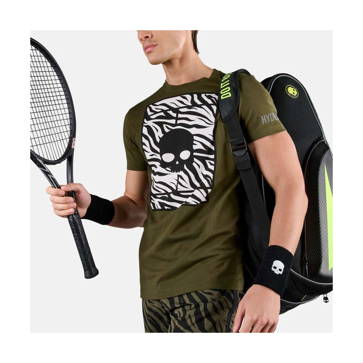 Hydrogen Tennis Court Green / White T-shirt – 6