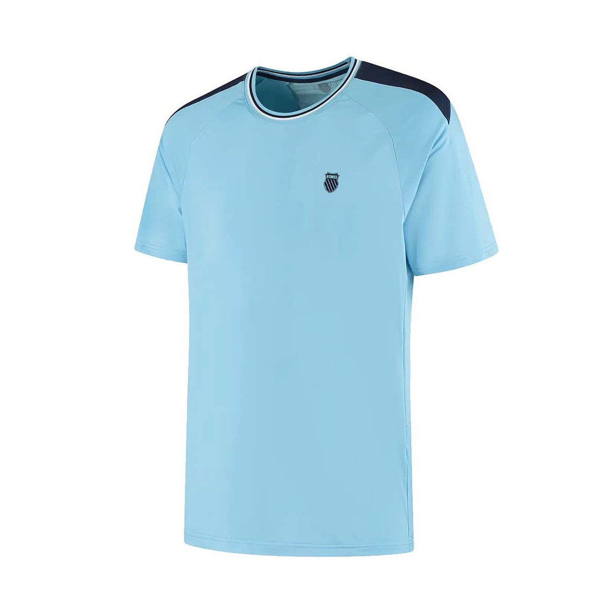 K-Swiss Hypercourt Mesh Crew 5 T-Shirt Blue