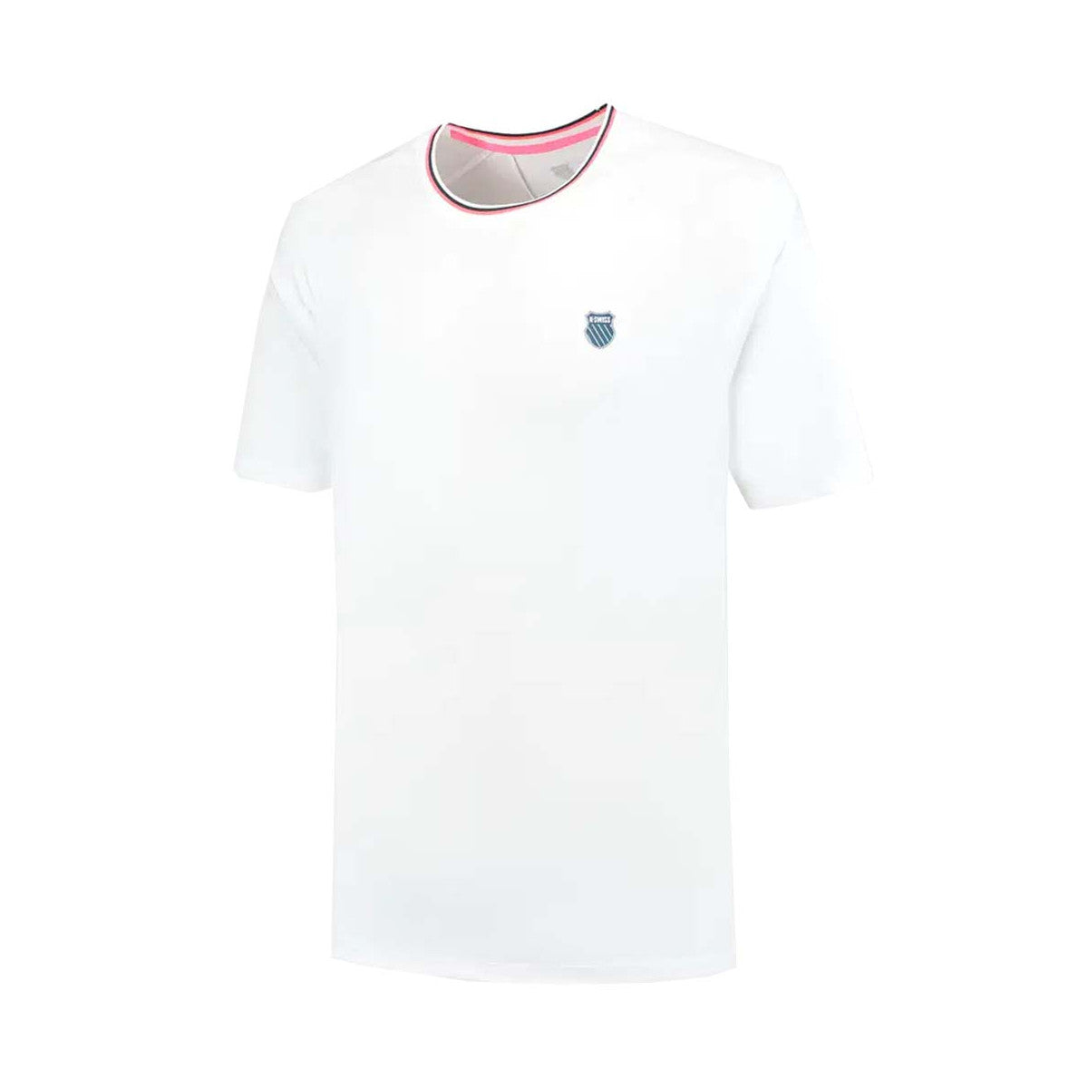 K-Swiss Hypercourt Mesh Crew T-Shirt White
