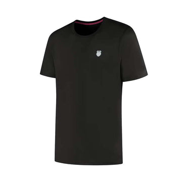 K-Swiss Hypercourt Tee Jacquard Black T-Shirt