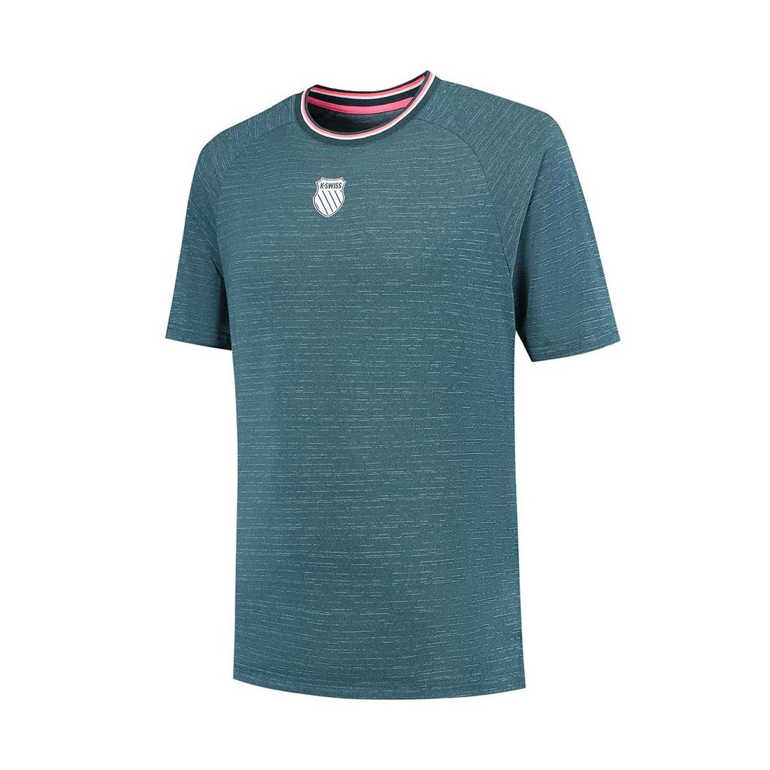 K-Swiss Hypercourt Tee Melange Petrol Blue T-Shirt