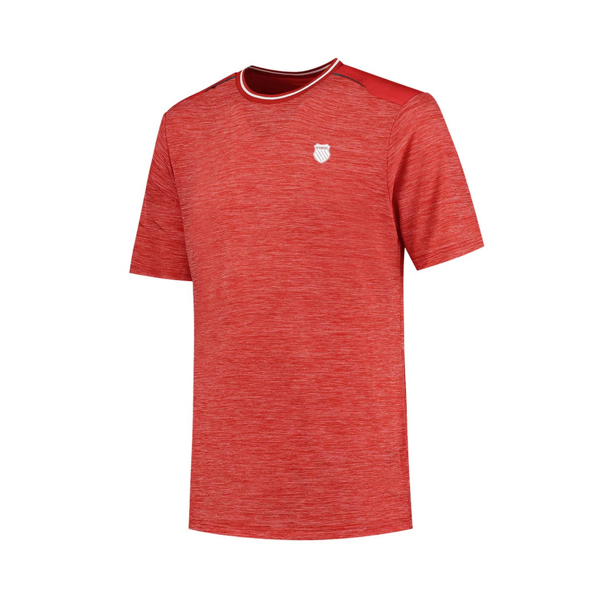 K-Swiss Hypercourt Tee Melange Red T-shirt