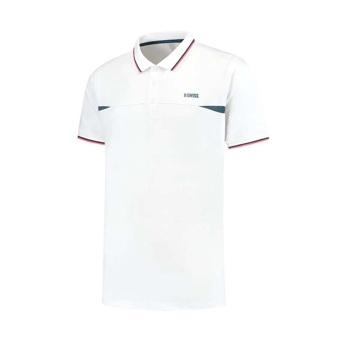 K-Swiss Hypercourt White Polo Shirt