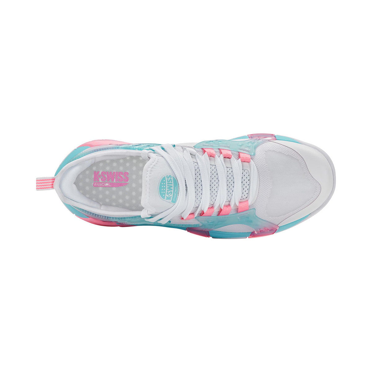 K-Swiss K-Frame Padel Shoes Women White/Pink/Blue – 7